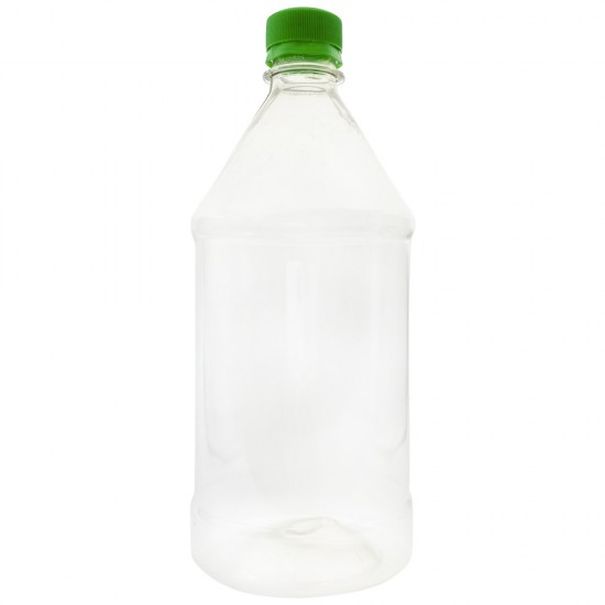 Transparente Plastikflasche mit Verschluss 1l.-16641--Container