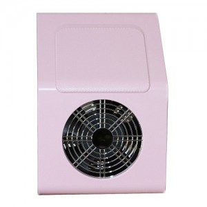 Ностольный маникюрный пылеуловитель 20W Simei 858-2B розовый, компактная вытяжка
