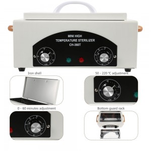 Dry-burning cabinet CH 360 for sterilization with dry hot air of metal medical, manicure, pedicure, cosmetic instruments