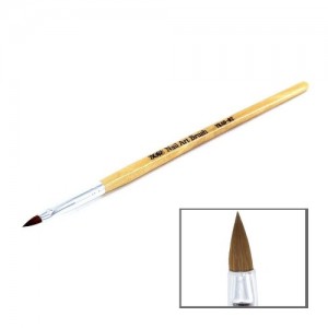  Acrylic brush №2 flat (wood)