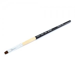  Gel brush black wooden handle straight bristle №4