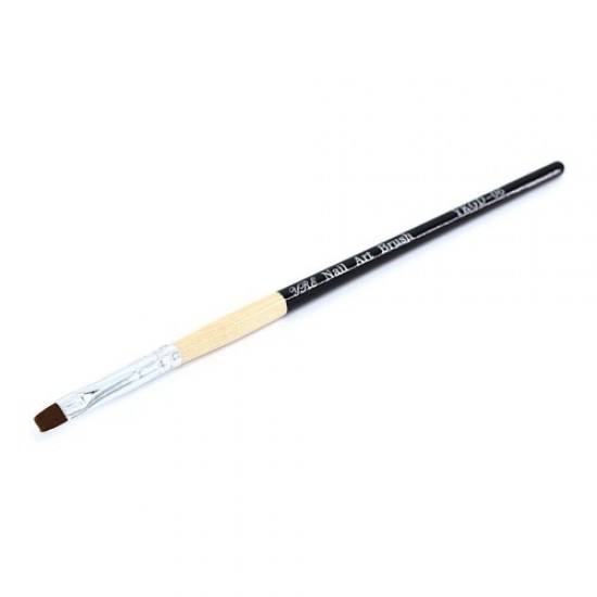 Gel brush black wooden handle straight pile No. 4, 59174, Nails,  Health and beauty. All for beauty salons,All for a manicure ,Nails, buy with worldwide shipping