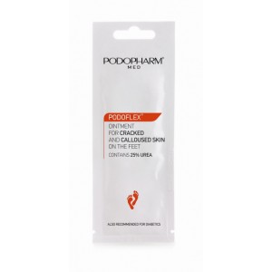 Pomada para pieles agrietadas y queratinizadas Podopharm con urea al 25% 10 ml (PP15)