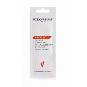 Zalf voor gebarsten en verhoornde huid Podopharm met 25% ureum 10 ml (PP15)