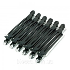 Grampo de cabelo combinado 6pcs (preto)