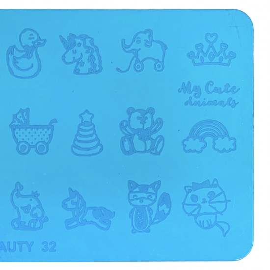 Metal stamping stencil 6*12 cm XY-BEAUTY 32, MAS025, 17879, Stencils for stamping,  Health and beauty. All for beauty salons,All for a manicure ,All for nails, buy with worldwide shipping