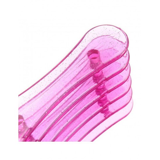 Soporte, soporte para cinco cepillos, plástico-1813-Ubeauty Decor-Consumibles