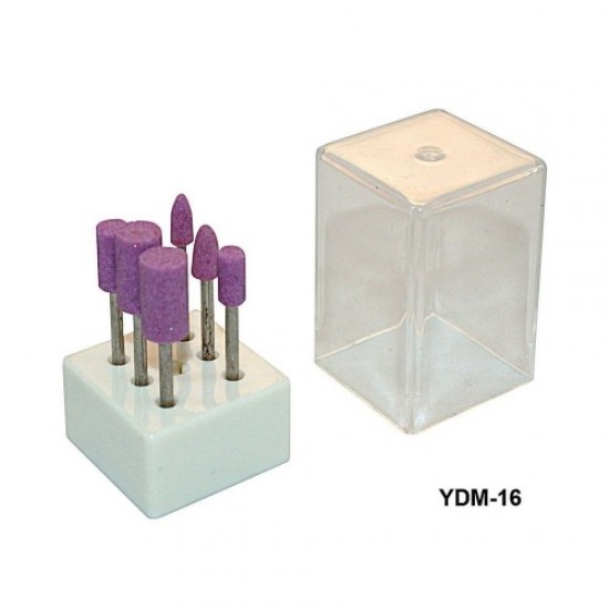 Boquilla para enrutador 6 piezas en un conjunto (piedra/rosa/blanco)-59370-China-Consejos para manicura