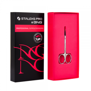 NGS-11/2 Professional cuticle scissors for left-handed STALEKS PRO NG 11 TYPE 2 27 mm by Nataliya Goloh