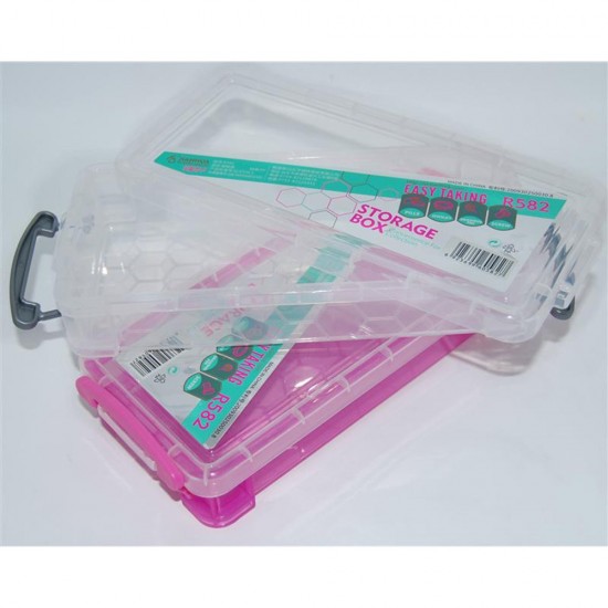 Plastic box with lid R585, LAK180, 18975, Containers,  Health and beauty. All for beauty salons,All for a manicure ,All for nails, buy with worldwide shipping