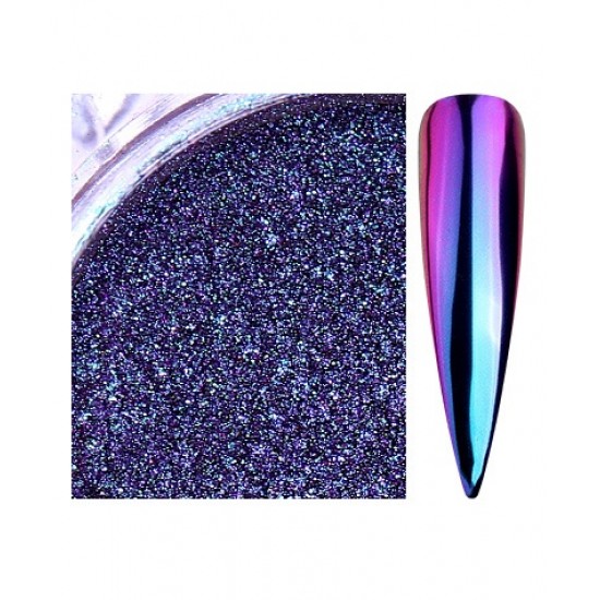 Wrijven voor nagels SUPER CHROME No. 10 Chameleon Pigment-1828-Ubeauty-Пигменты и втирка