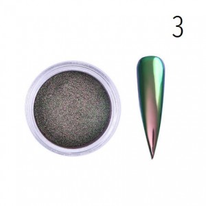 Wrijven voor nagels SUPER CHROME No. 3 Chameleon Pigment