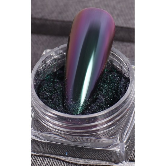 Wrijven voor nagels SUPER CHROME No. 6 Chameleon Pigment-1828-Ubeauty-Пигменты и втирка