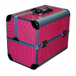  Aluminiowa walizka 2629 różowy lakier