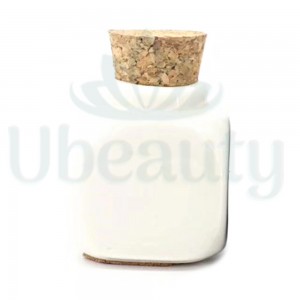 Monomer jar with cork, ceramic