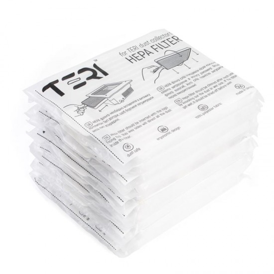 Juego de 10 filtros HEPA para colectores de polvo de uñas Teri Turbo incorporados-952734444-Teri-TERI campanas-aspiradoras para manicura #1