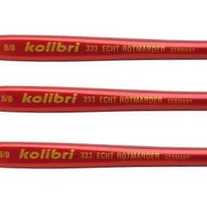 Set of brushes Kolibri 333 No. 5/0 marten, 3 pcs