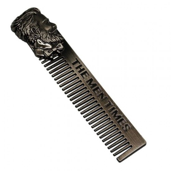 Comb metal in Amber THE MEN TIMES, 58495, Hairdressers,  Health and beauty. All for beauty salons,All for hairdressers ,Hairdressers, buy with worldwide shipping