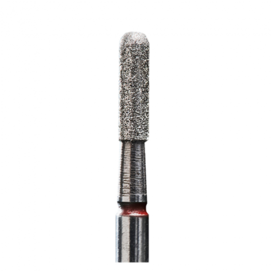 Frez diamentowy Cylinder zaokrąglony czerwony EXPERT FA30R023/8K-33105-Сталекс-Dysze do manicure