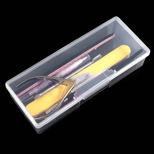 Plastic container for tools