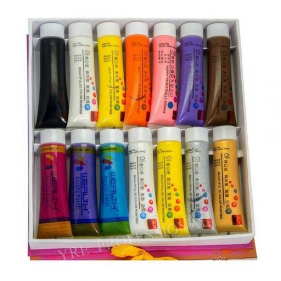 Acrylfarbe 22ml 14 Farben (Set)-59946-China-Acryl-System