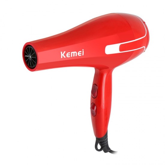 Secador 8888 KM com difusor 1800W, secador de cabelo Kemei KM-8888, para modelar, para profissionais, 3 níveis de temperatura-60901-China-Tudo para manicure