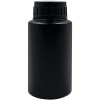 Plastic fles ZWART met dop 30 ml ,LAK010-(153)-16648--Container