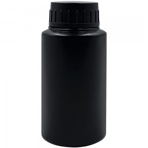  Plastic bottle BLACK with cap 30 ml 