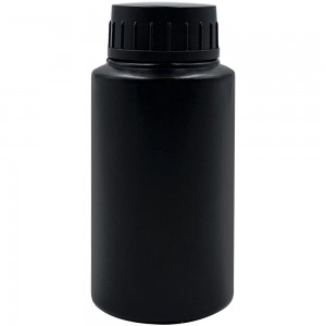  Flacon plastique NOIR avec bouchon 30 ml