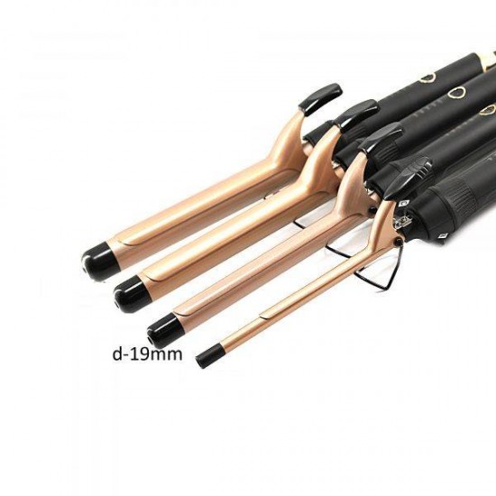 Curling iron CL-667 d-19mm, luxurious curls, for curling hair, gentle care, works from the network, 60619, Electrical equipment,  Health and beauty. All for beauty salons,All for a manicure ,Electrical equipment, buy with worldwide shipping