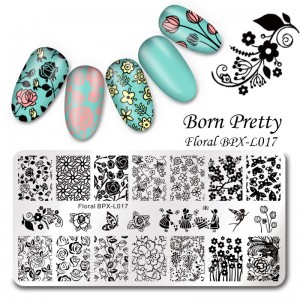 Placa de carimbo Born Pretty BPX-L017