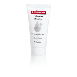 Crema de pies con microplata 30 ml Pedibaehr para el cuidado de la piel seca y sensible