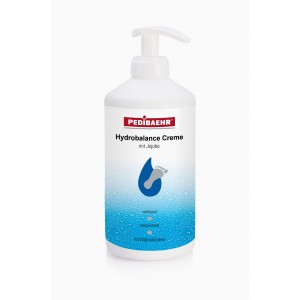 Distributeur de crème pour les pieds Hydro balance 500ml Pedibaehr pour le soin des pieds déshydratés