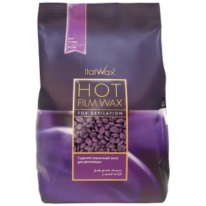  Italian wax for depilation ItalWax in granules 1 kg. PLUM