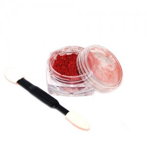  Rubbing mirror with applicator red