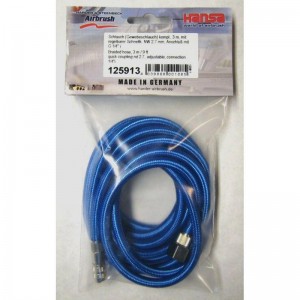 3m hose in fabric braid with quick release and pressure regulator Harder&Steenbeck 125913