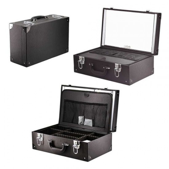Koffer met LED-lamp #1-60955-Trend-Masterkoffers, manicuretassen, make-uptassen