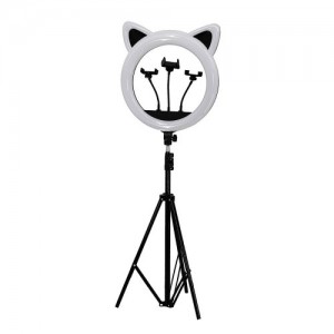 Lamp ring LED lamp LED RK-45 ring Panda 3D drie standaards voor telefoon (inclusief statief)