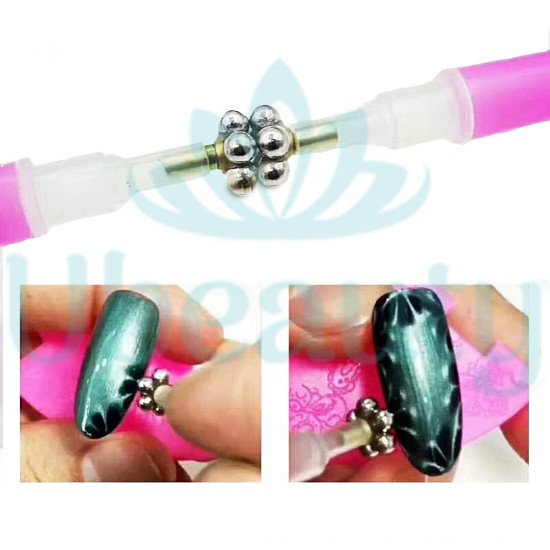 Magnet flower for cats eye varnish gel, Ubeauty-MA-11, Accessories,  All for a manicure,Decor and nail design ,  buy with worldwide shipping