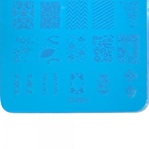  Estêncil para estampagem de plástico 9,5*14,5 cm XDE04 ,MAS035