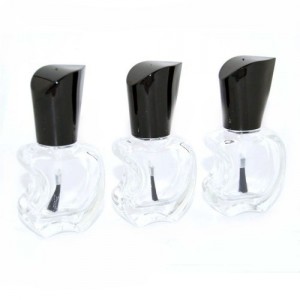  Bottle glass with brush transparent 15ml 1020T