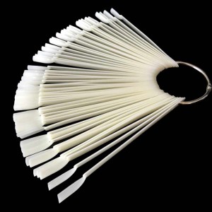  Large 12 cm matte lacquer sample fan for 50 nails (1086)