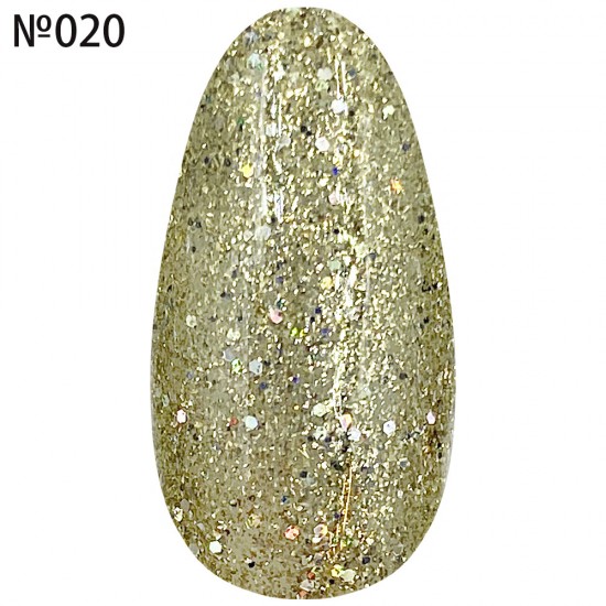 Brilliant gel Polish MASTER PROFESSIONAL DIAMOND 10ml No. 020, MAS100, 19677, Gel Lacquers,  Health and beauty. All for beauty salons,All for a manicure ,All for nails, buy with worldwide shipping