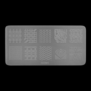  Stencil for stamping 6*12 cm plastic DXE01, MAS025