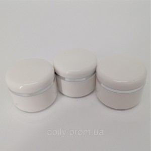  Cosmetic jars Panni Mlada (70 pcs/pack) Volume: 5 g Colour: white