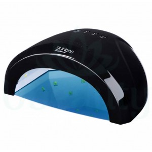 Lámpara para polimerización de geles, poligeles, extensión de uñas Sun One negro UV LED 48W/24W. San 1