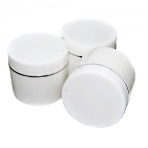  Jar white flat 50g