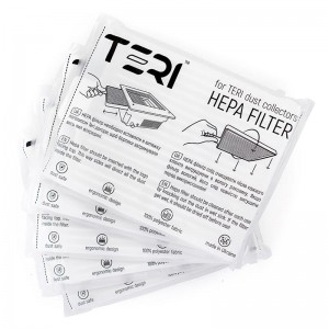Набор 5 шт HEPA фильтр для встроенных ногтей пылесборники Teri Turbo