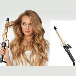Curling iron V&G PRO 671 (d-19mm), styler for perfect curls, quality materials, ergonomic design, safe styling