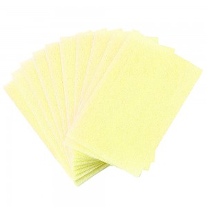Packaging of hard COLORED lint-free napkins (color random), MAS065